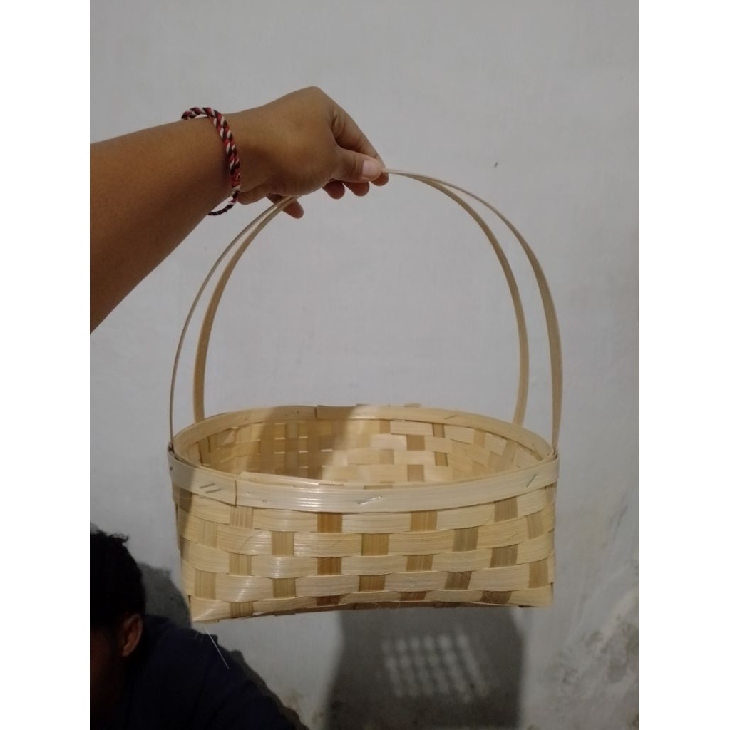 keranjang buah dari bambu Keranjang anyaman cangkingan buah parcel buah tempat buah tas buah