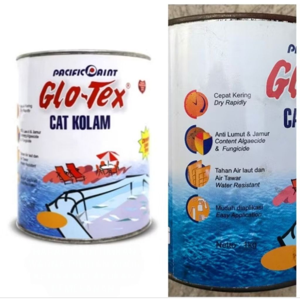 Glotex Cat Kolam 1 kg Pacific Paint