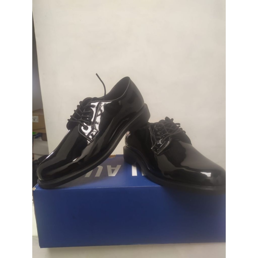 Sepatu pdh kulit gilap jatah TNI AU asli