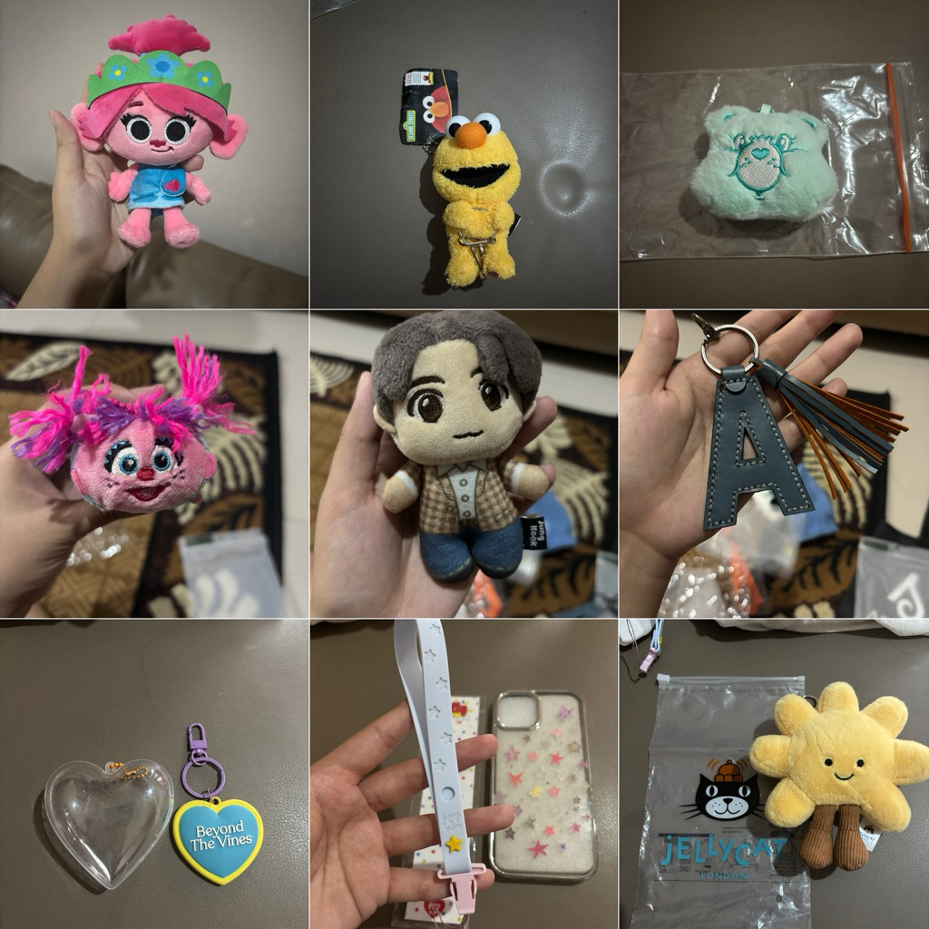 keychain jungkook trolls jelly cat beyond the vines jerry x kim abby cadabby elmo sesame street prel