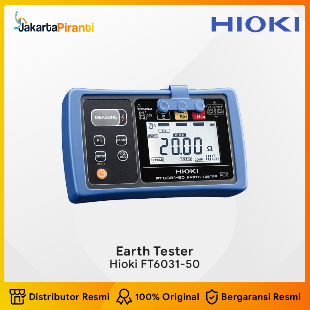 Digital Earth Tester Grounding Megger Tanah Hioki FT6031-50 Hioki FT6031-50 Digital Earth Tester Gro