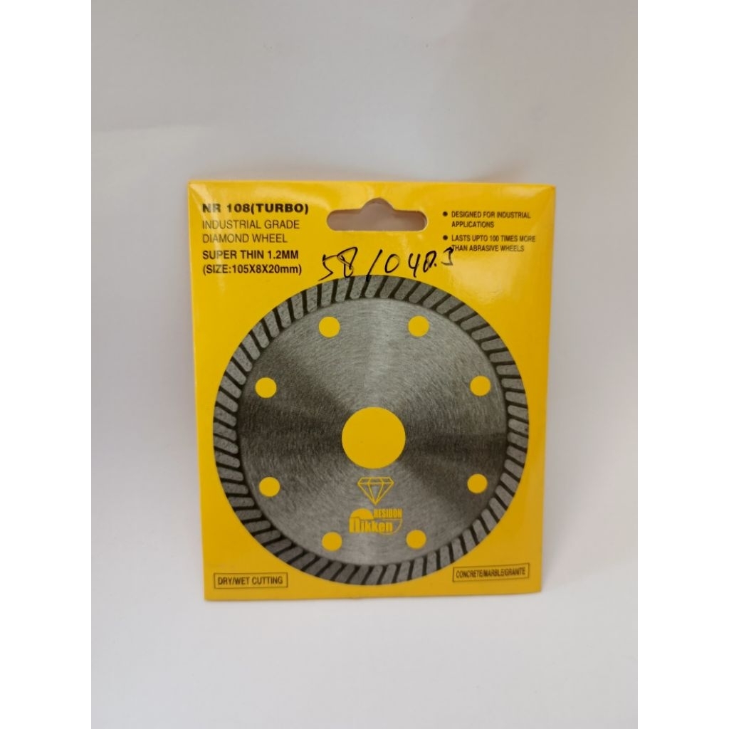 Diamond wheel Nikken resibon turbo pisau potong granit