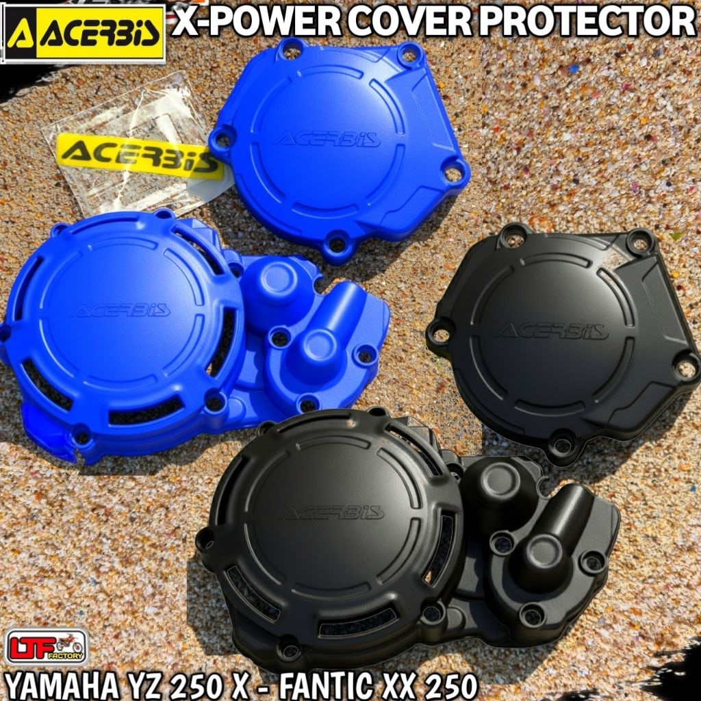 YAMAHA YZ 250 X - FANTIC XX 250 - ACERBIS X-POWER ENGINE GUARD IGNITION CLUTCH COVER PROTECTOR - PLA