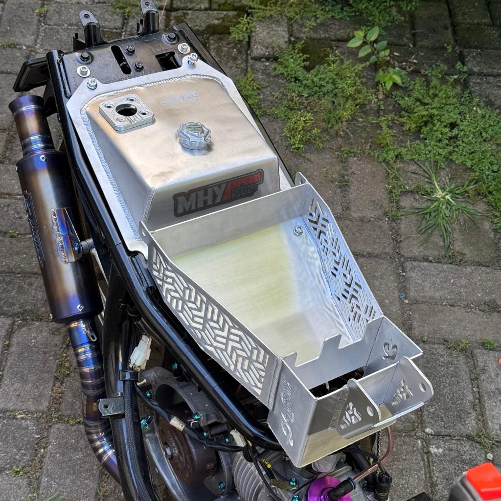 BAGASI SET TANGKI MIO SPORTY ALMUNIUM ORIGINAL||VRG