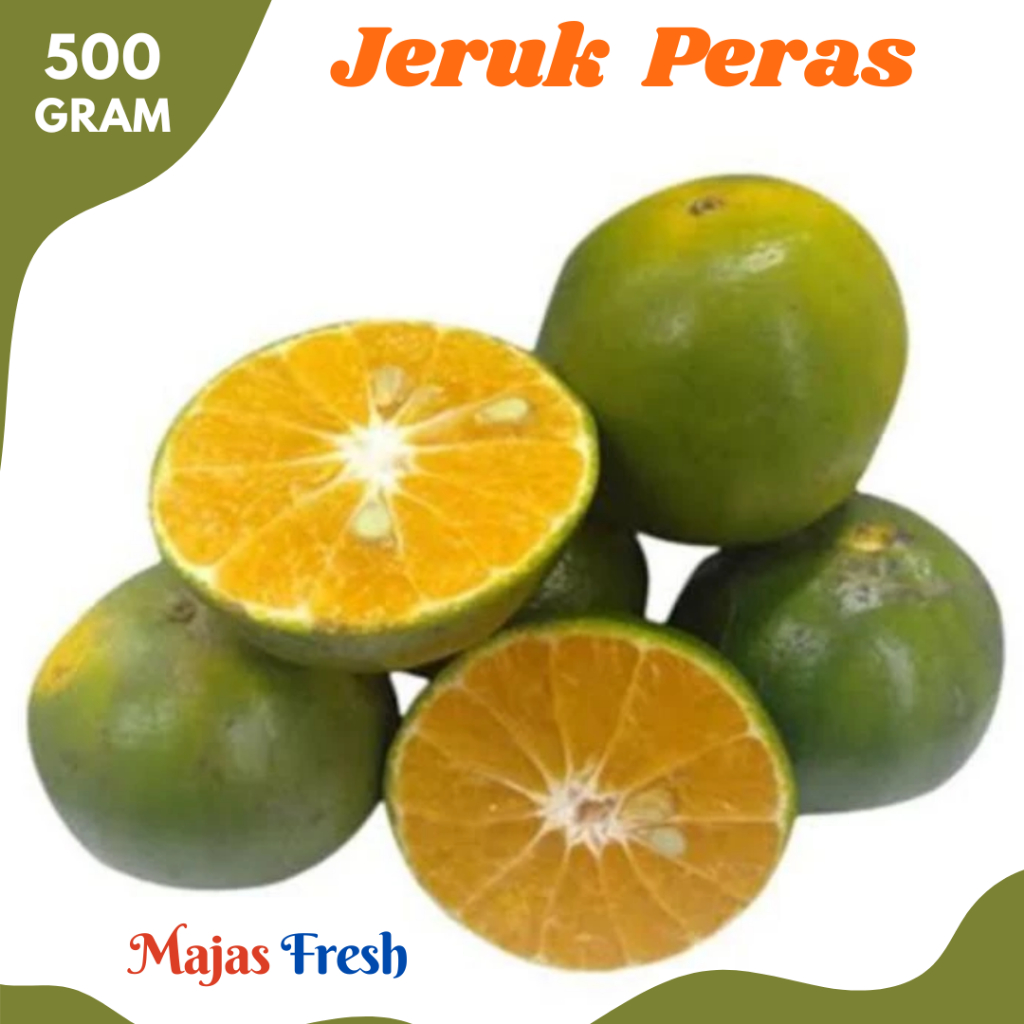 JERUK PERAS Segar - Buah Jeruk Peras Asam Manis Fresh | 500gr [ Harga Per 0,5 Kg ]