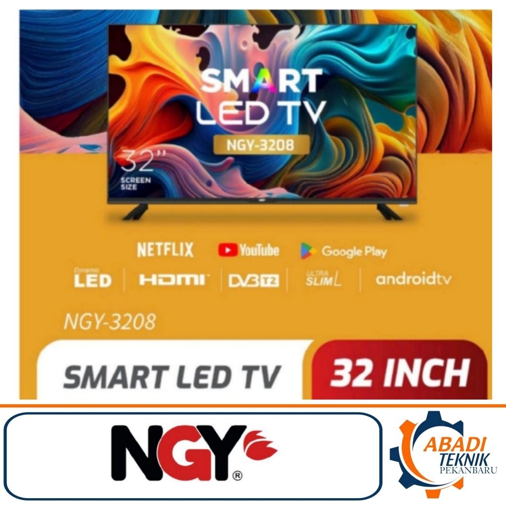 NAGOYA NGY-3208S Smart TV Android Digital HD 32 Inch Televisi LED HDMI USB 32"