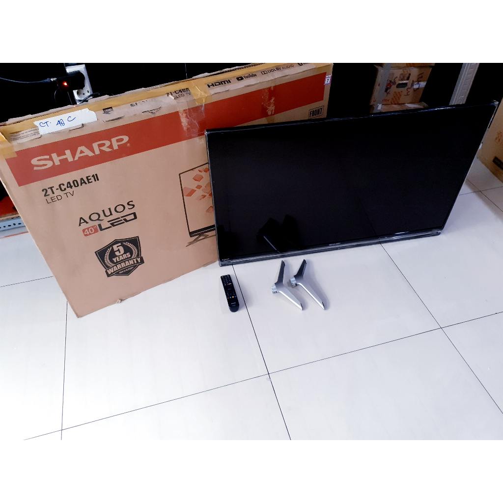 TV LED SHARP SMART 40 INC DIGITAL TV TANPA STB KONDISI BEKAS (2643R)