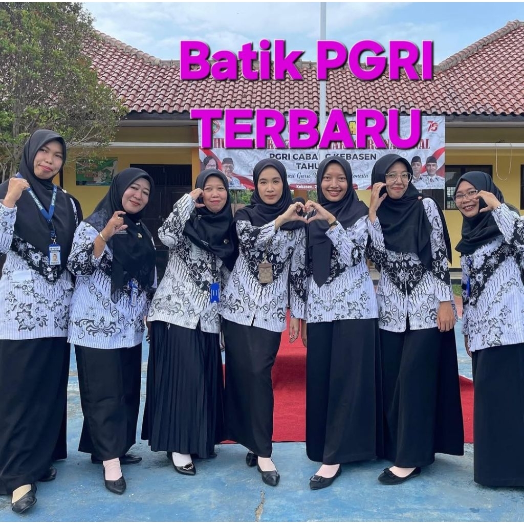 BATIK PGRI WANITA BATIK PGRI PRIA SERAGAM PGRI