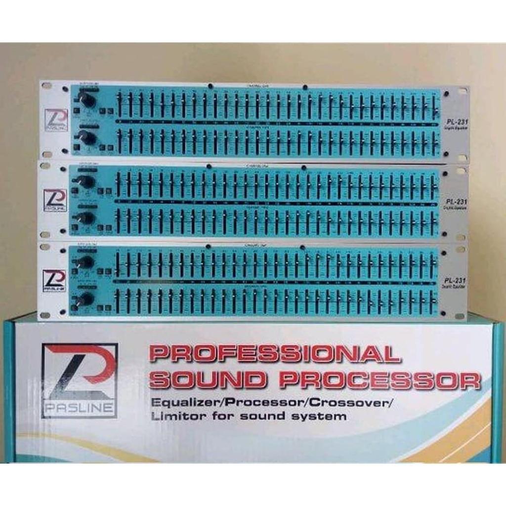 Equalizer Pasline PL231 PL-231 PL 231 SUB OUT EQ Pasline Original
