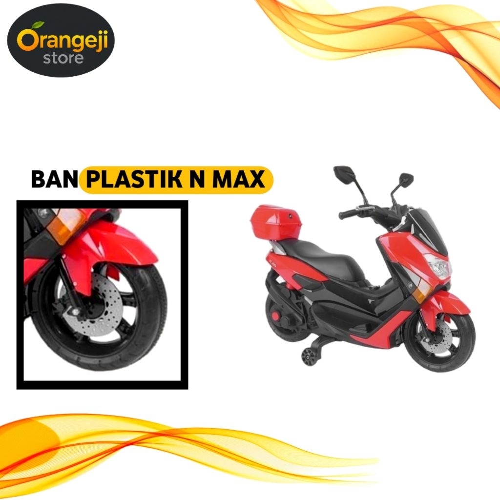 Ban motor aki n max roda plastik