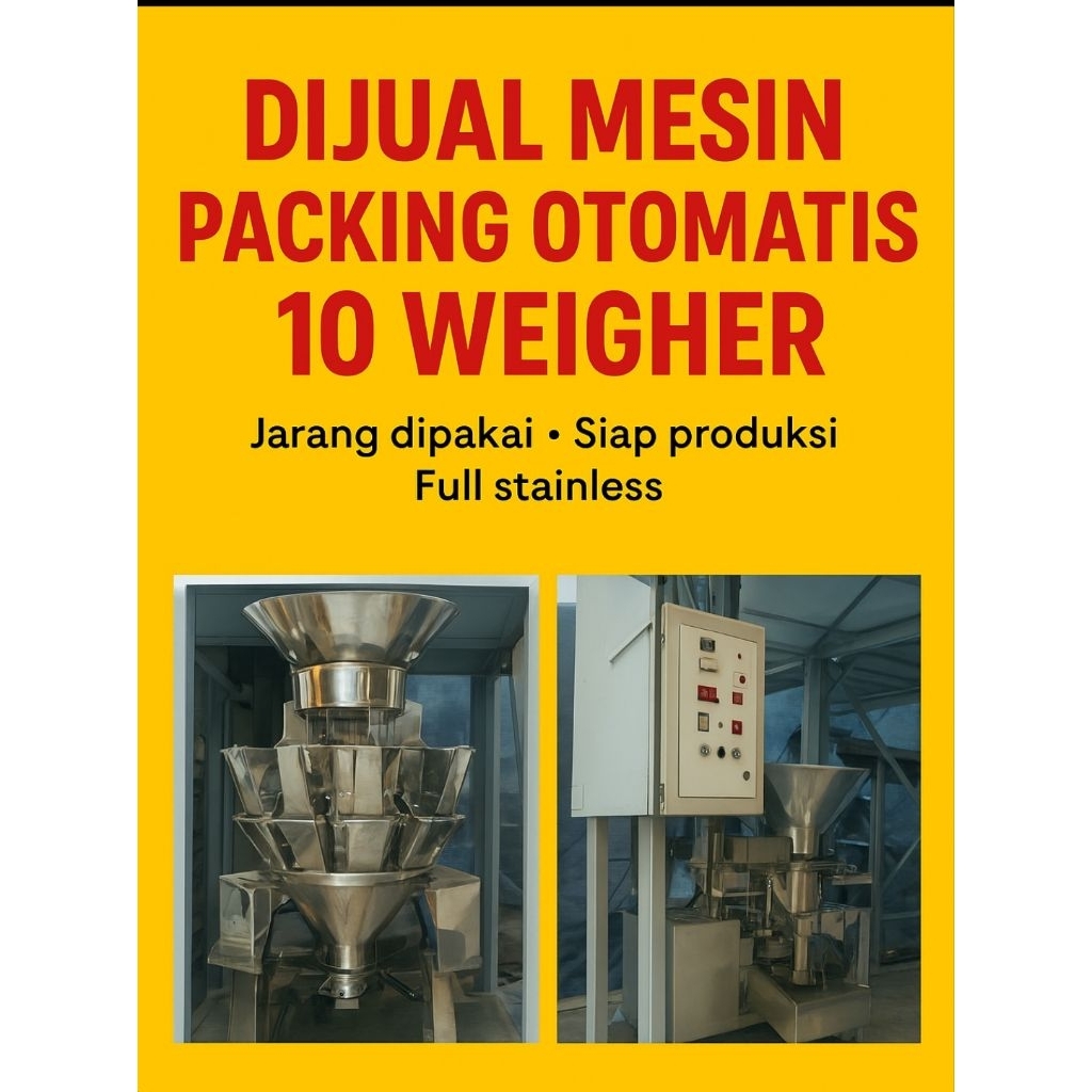 DIJUAL mesin Timbangan otomati 10 weigher