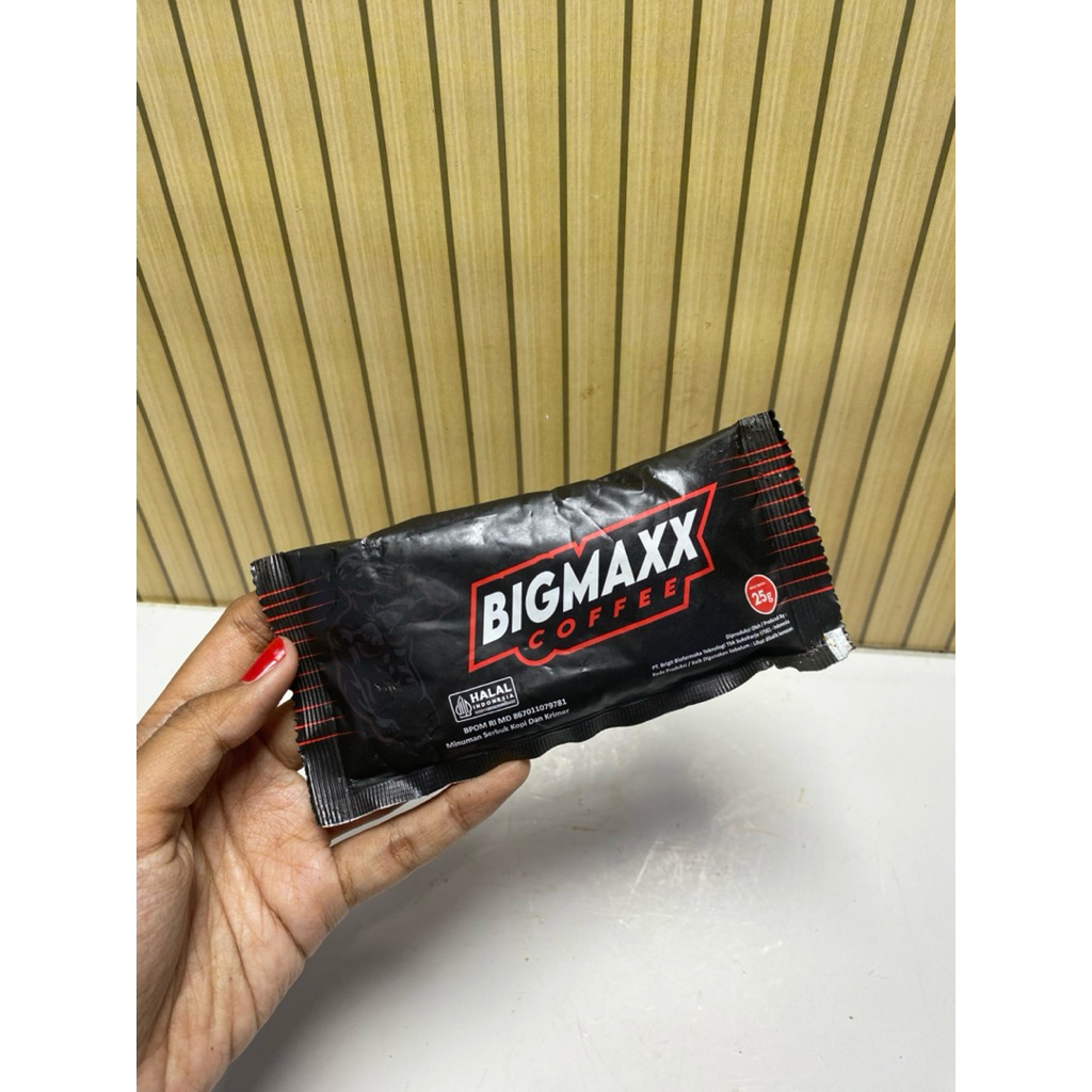BIGMAXX - Minuman Kopi Pria Tahan Lama Extra Gingseng - BPOM