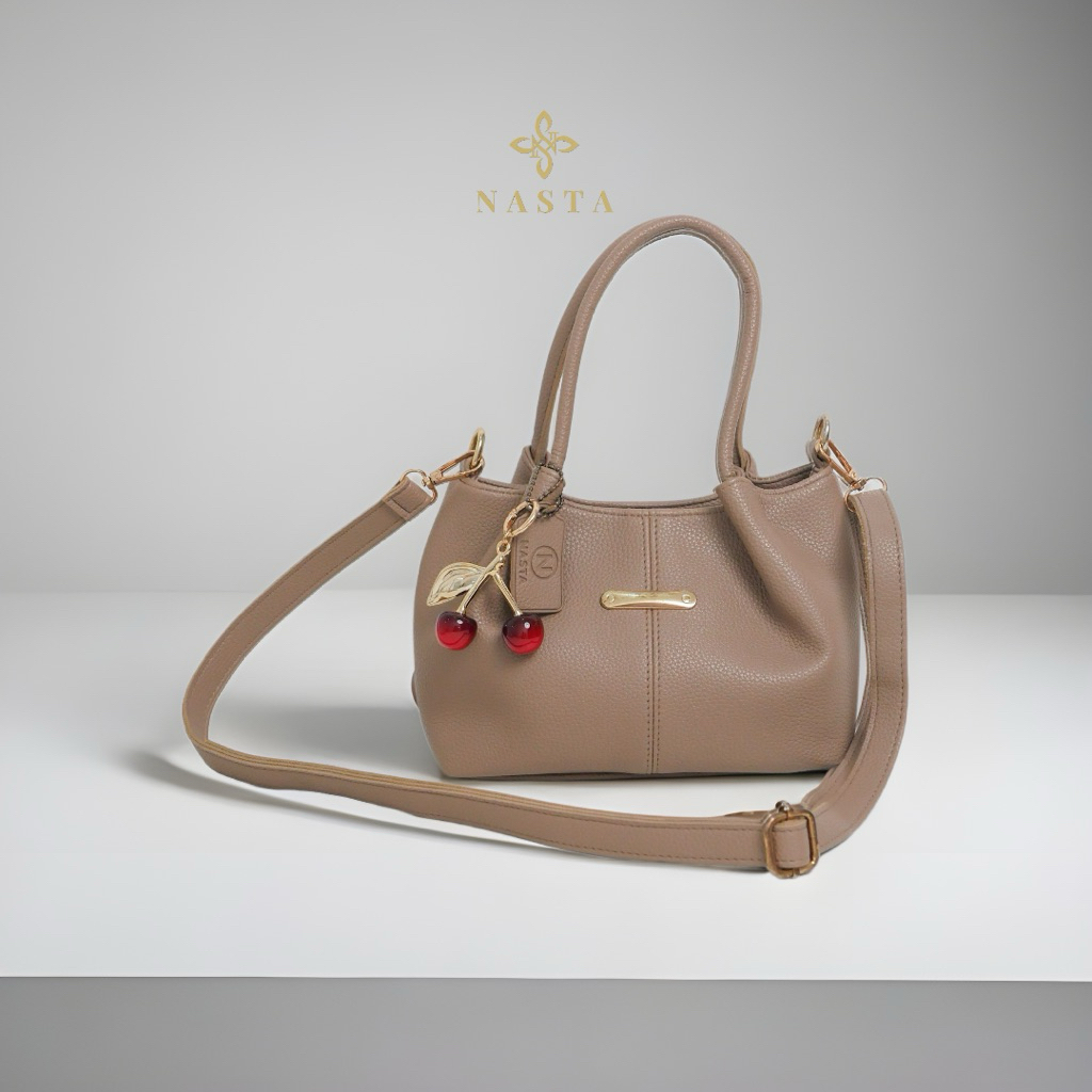 Nasta Bag - Sherly - Tas Wanita Tas Slempang Kulit Jeruk Kecil Muat Banyak Barang Cocok Untuk Ditent