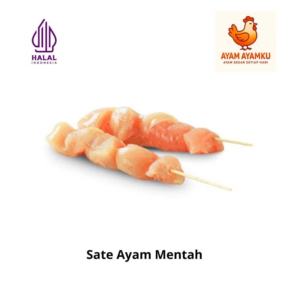 Sate Ayam Mentah 100gr | AYAM AYAMKU