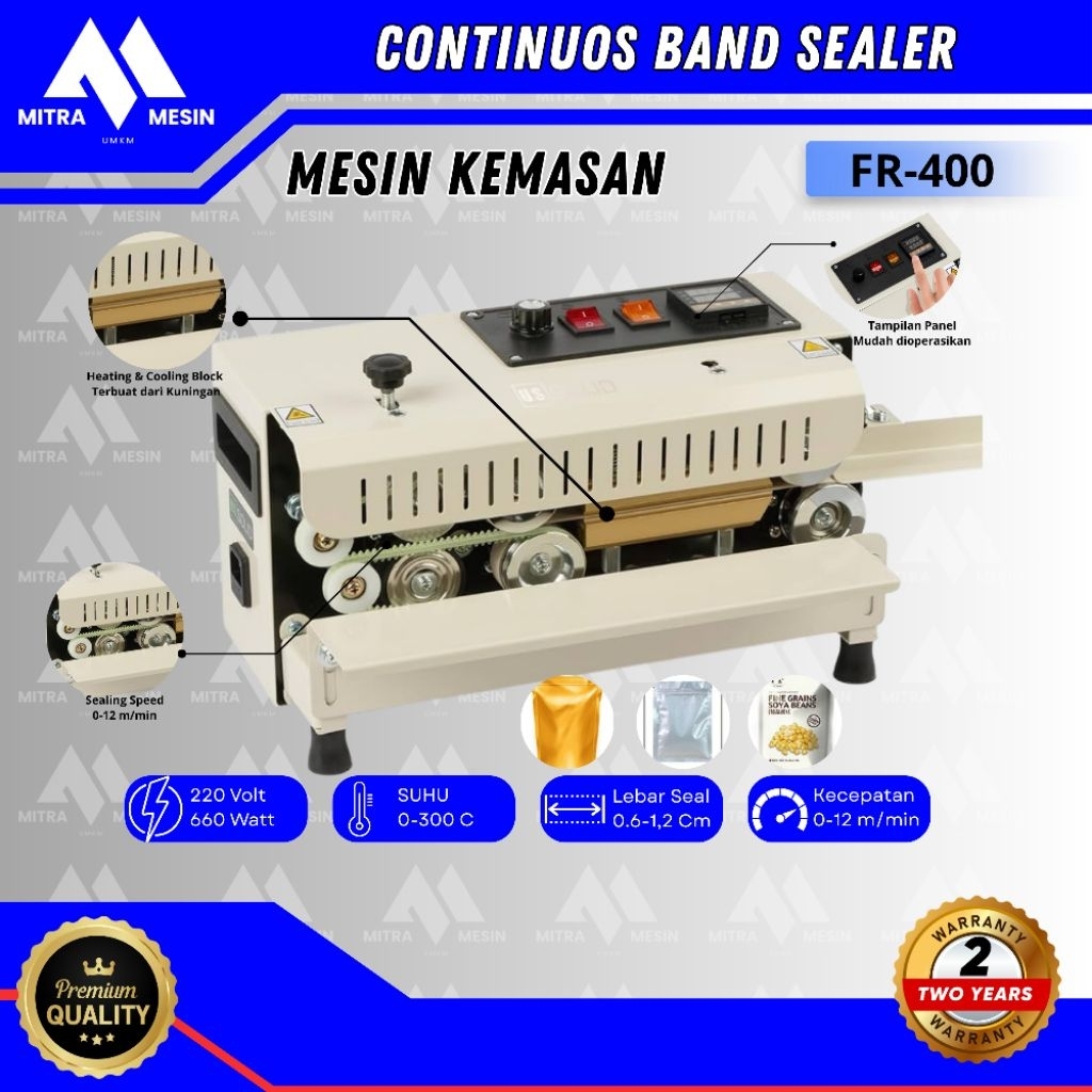 Mesin Sealer Kemasan Plastik/Mesin Segel Plastik otomatis/FR-400/FR-770/FR-800/FR-900/Mesin Sealer O