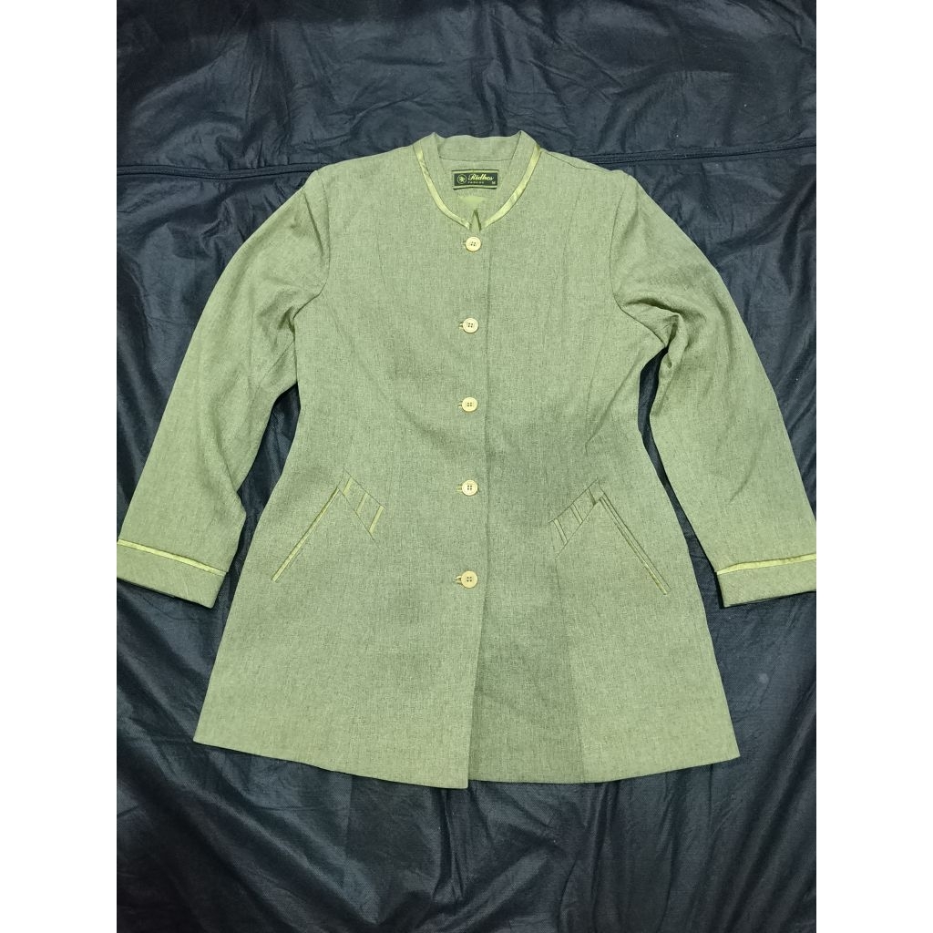 Baju PDH / PNS / ASN / DINAS / Kerja / Guru Warna Hijau Perempuan Atasan