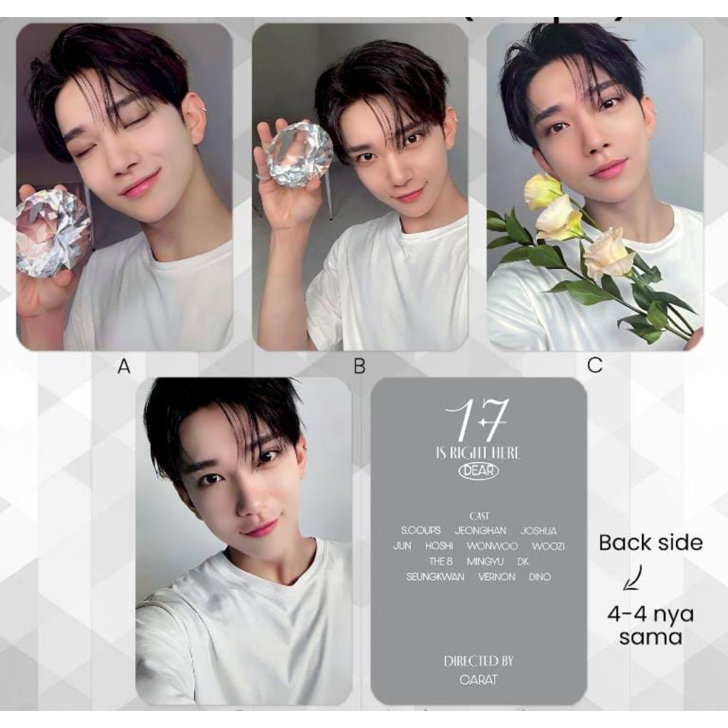 Photocard Joshua of Seventeen - 17 Right Here Dear ver
