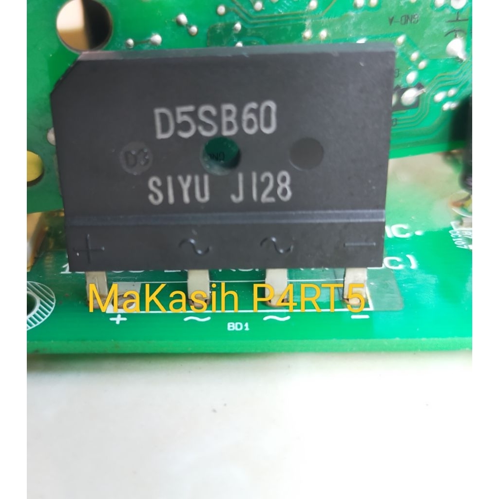 D5SB60  Siyu  Modul pcb freezer lg inverter 6 rak  Part bekas cabutan modul pcb lg inverter d5sb60 s