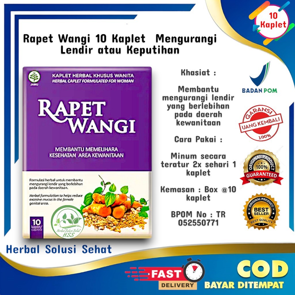 Rapet Wangi ORIGINAL Perapat Miss V Mengencangkan Miss V Memberi Aroma Segar Pada Miss V Alami BPOM 