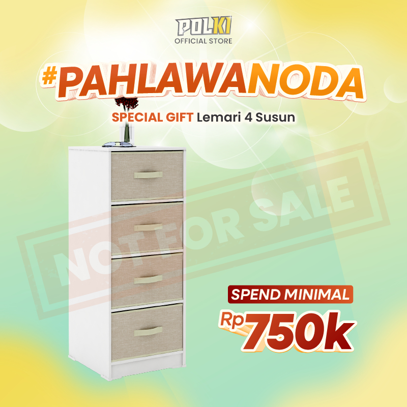 PIRA Home Lemari Shicai 4 Susun – Lemari Laci 4 Tingkat Serbaguna