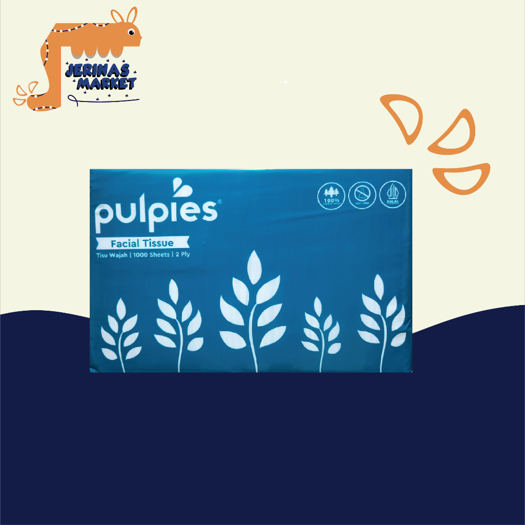 Tisu wajah Pulpies 1000 sheet & Pulpies 700gr