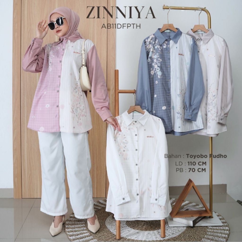 Malakai Tunik Atasan wanita Panjang Muslim Baju Muslim Outfit Hijab Fashion Muslimah Ootd Kekinian