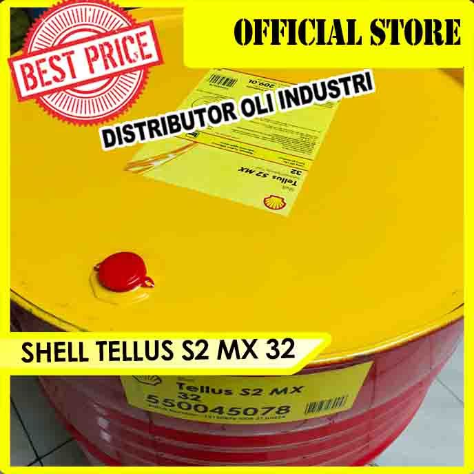SHELL TELLUS S2 MX 32 ( OLI HIDROLIK ) - Kemasan Drum 209 L