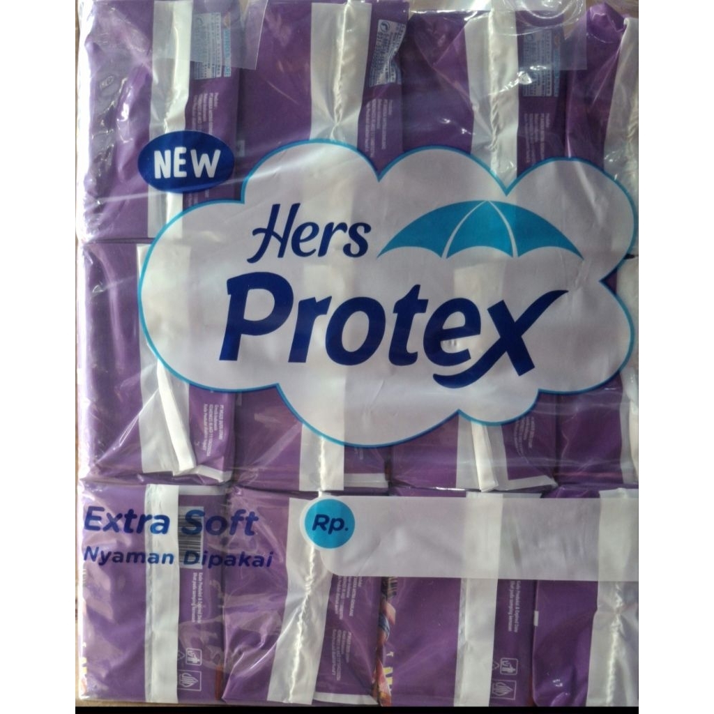 1 BAG HERS PROTEX  UNGU MAXI WINGS 23CM ISI (12PACK X 5 PADS)