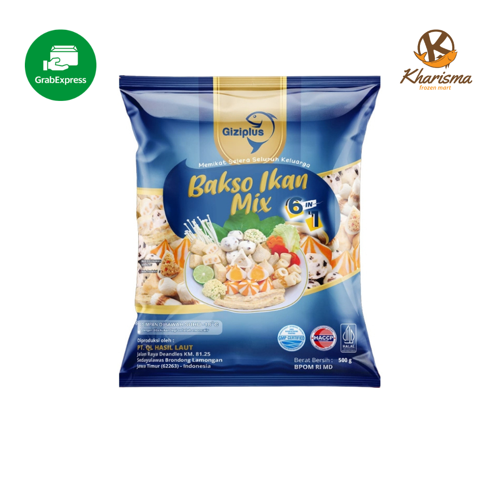 Giziplus Bakso Ikan Mix 500g Frozen Food Padang