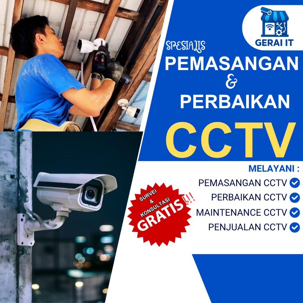JASA PASANG CCTV, PERBAIKAN/SERVICE CCTV, MAINTENANCE CCTV