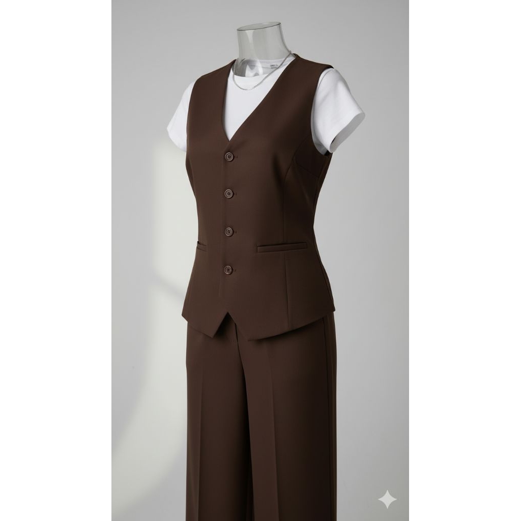 Rompi hijabrs wanita paduan gamis outfit casual/rompi atasan korea wanita trend / rompi blazer Forma