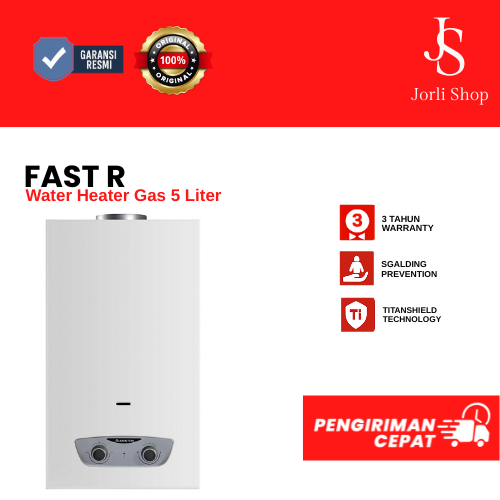 Water Heater Gas Ariston Fast R Instant Pemanas Air Gas Ariston Fast R