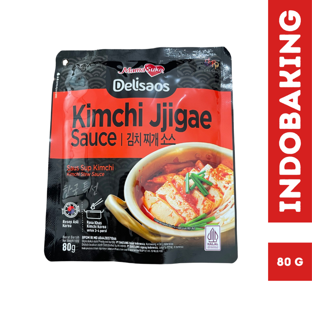 MamaSuka Delisaos Kimchi Jjigae Sauce Sup Kimchi 80g