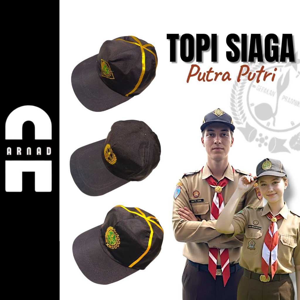 Topi Pramuka Siaga SD Laki Perempuan
