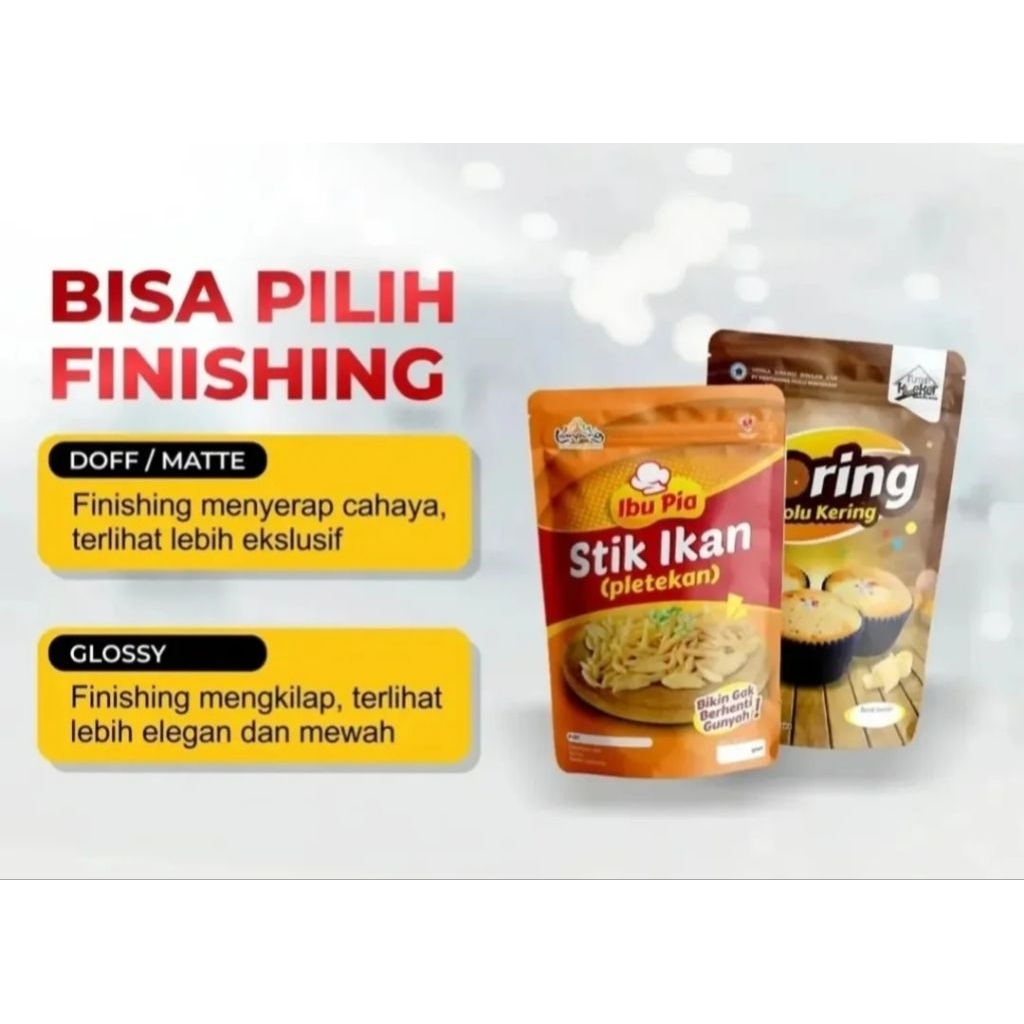 menerima custom kemasan standing pouch