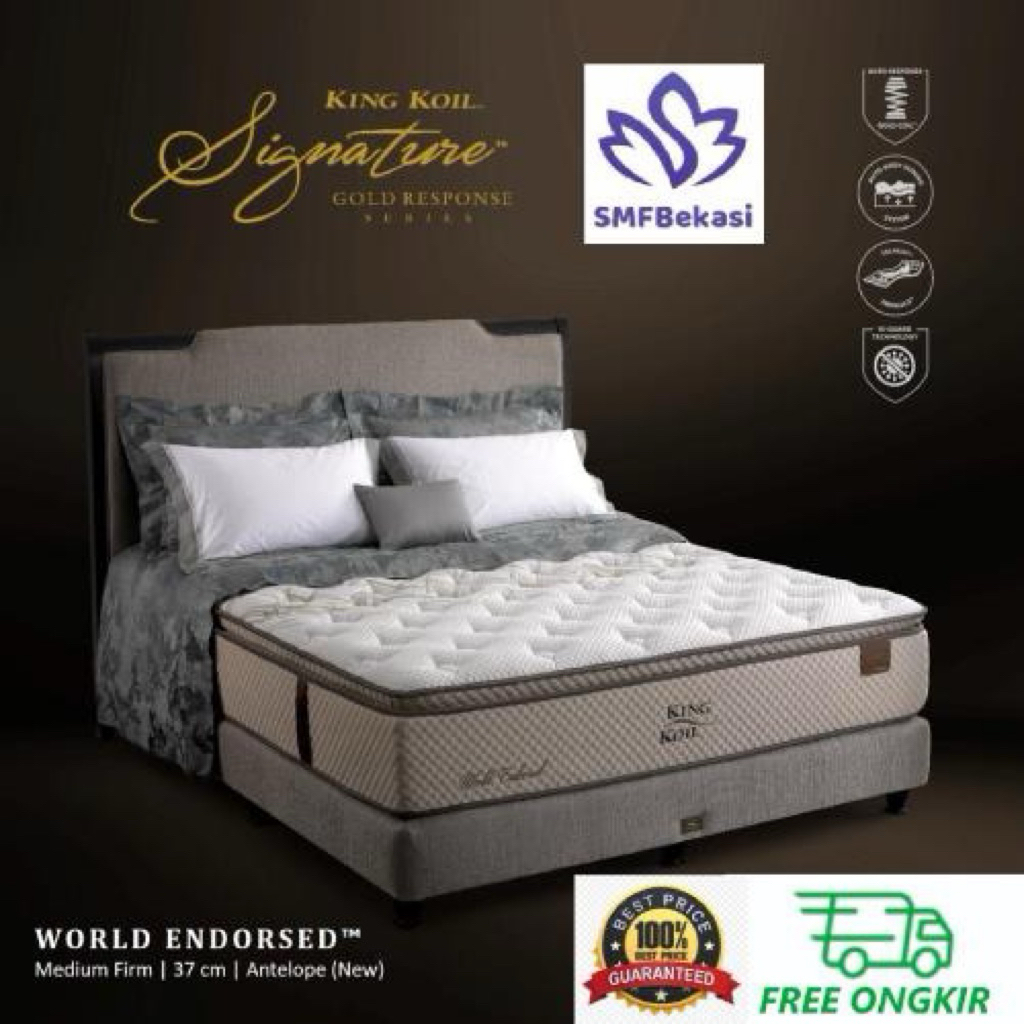 KASUR KING KOIL WORLD ENDORSED NEW - KASUR SPRINGBED KINGKOIL - WORLD EDITION - KING KOIL