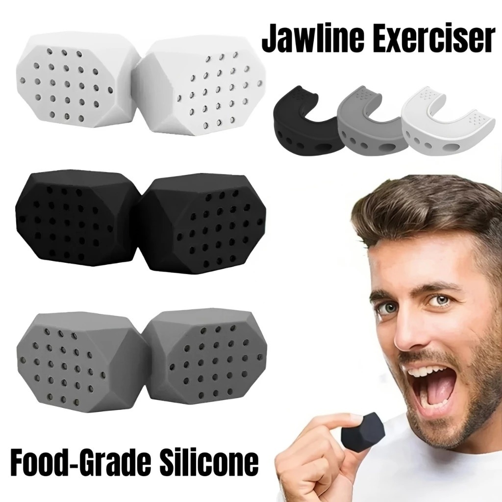 Alat Pengecil Rahang Pengecil Pipi Latihan Rahang Food-Grade Silicone untuk Latihan Sehari-hari Memb
