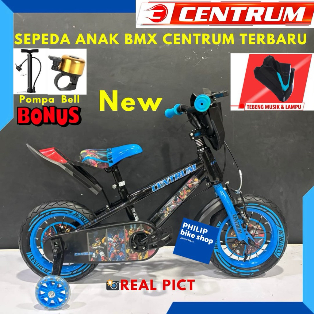 Sepeda Anak Laki Laki BMX 12 Centrum Robot Terbaru