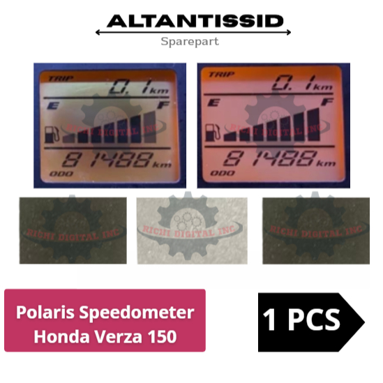 Polarizer LCD Speedometer Verza 150 [ Solusi Sunburn ]