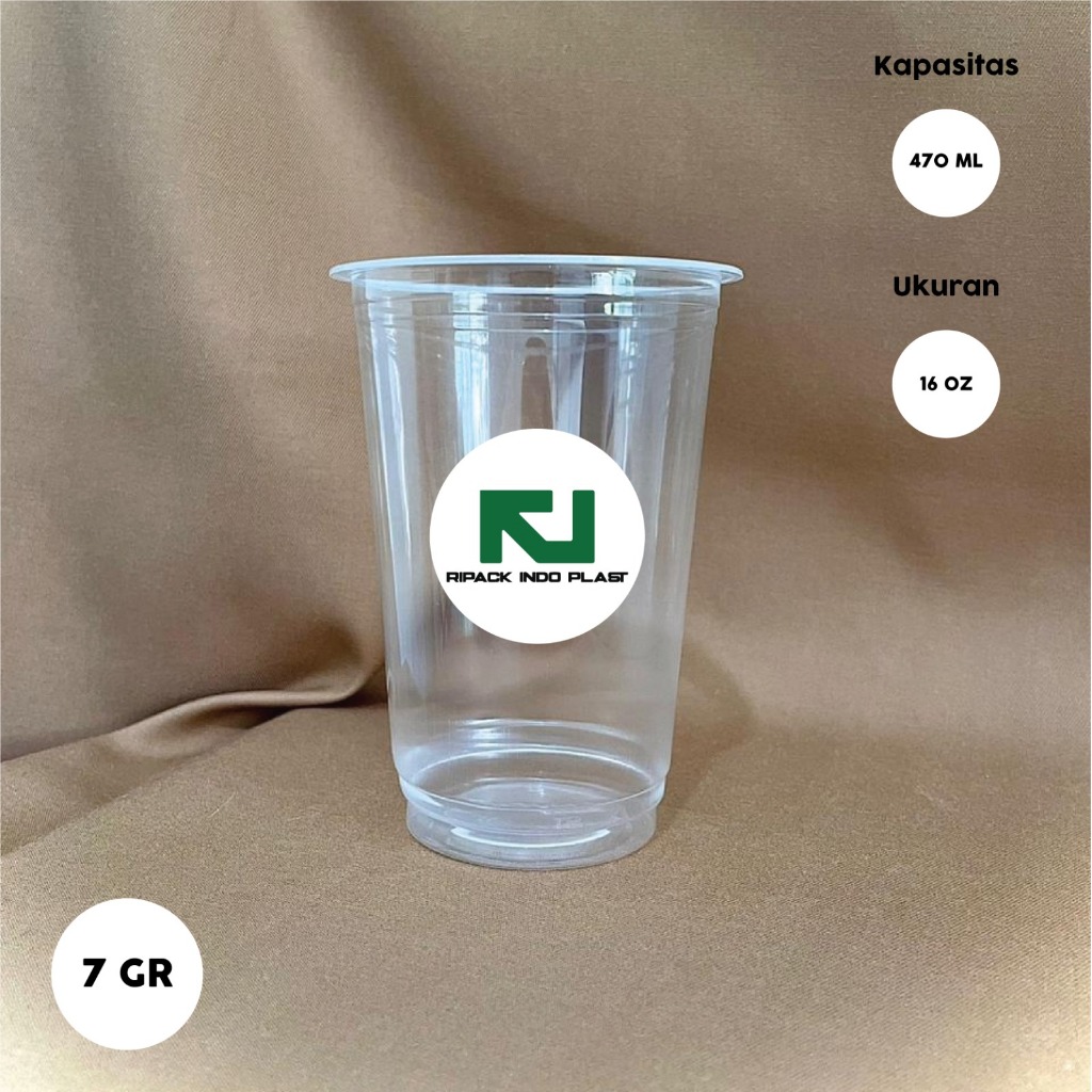 SABLON CUP MURAH 16oz - DATAR & OVAL - MERK STARINDO / POLYCUP