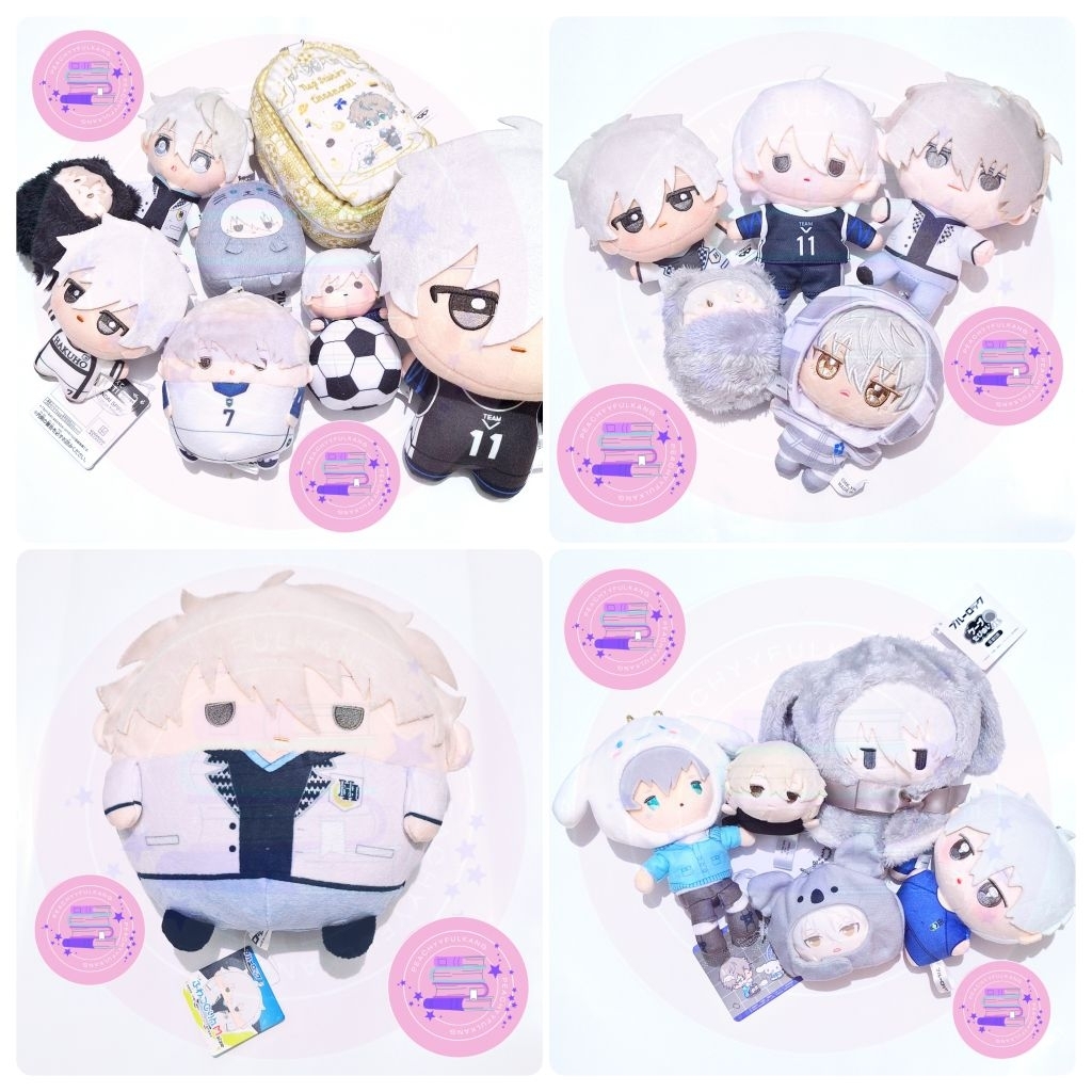 [NEW] Blue Lock / Episode Nagi - Nagi Seishiro -  Chibigurumi  × Fuwakororin × Tapinui × Sanrio Pouc