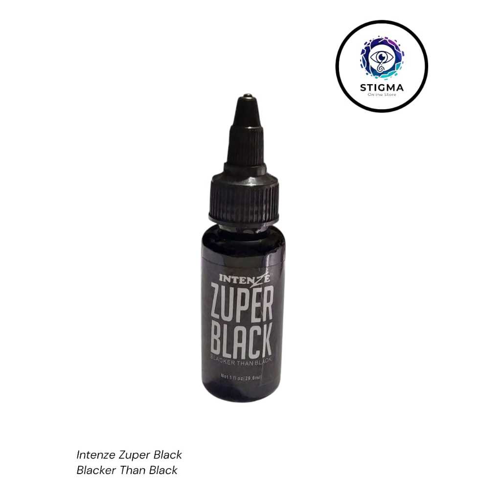 ntenze Zuper Black Tattoo Ink - Tinta Hitam Paling Pekat
