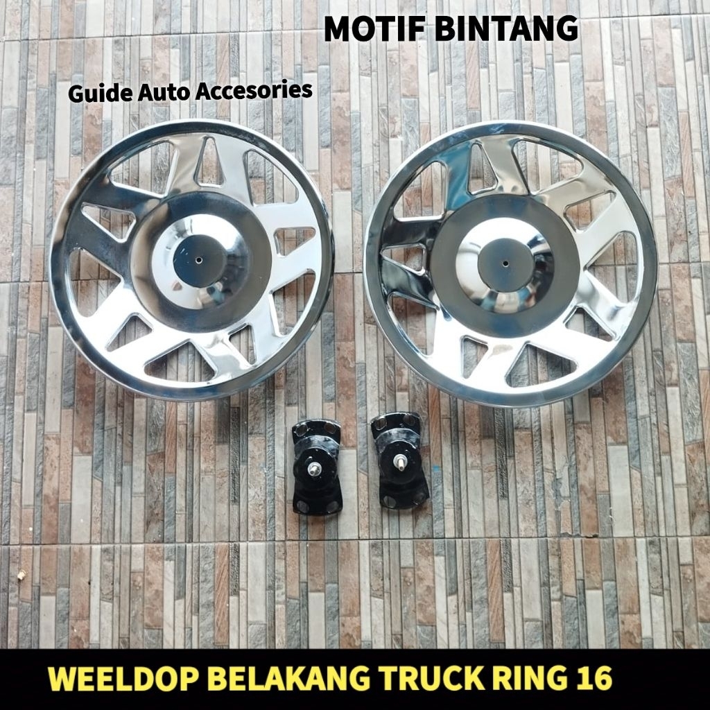 Wheel dop belakang truck ring 16 ban dobel