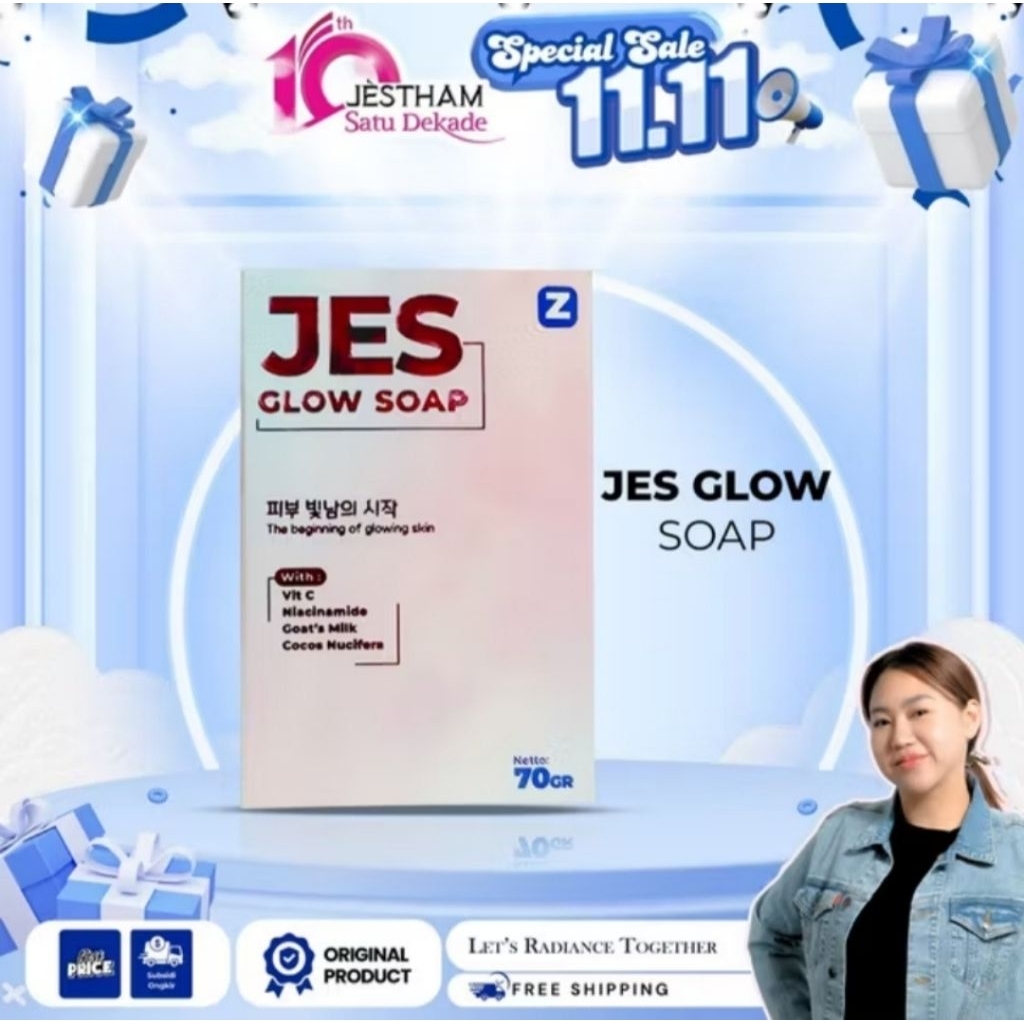 JES GLOW SOAP SABUN GLOW - JESTHAM