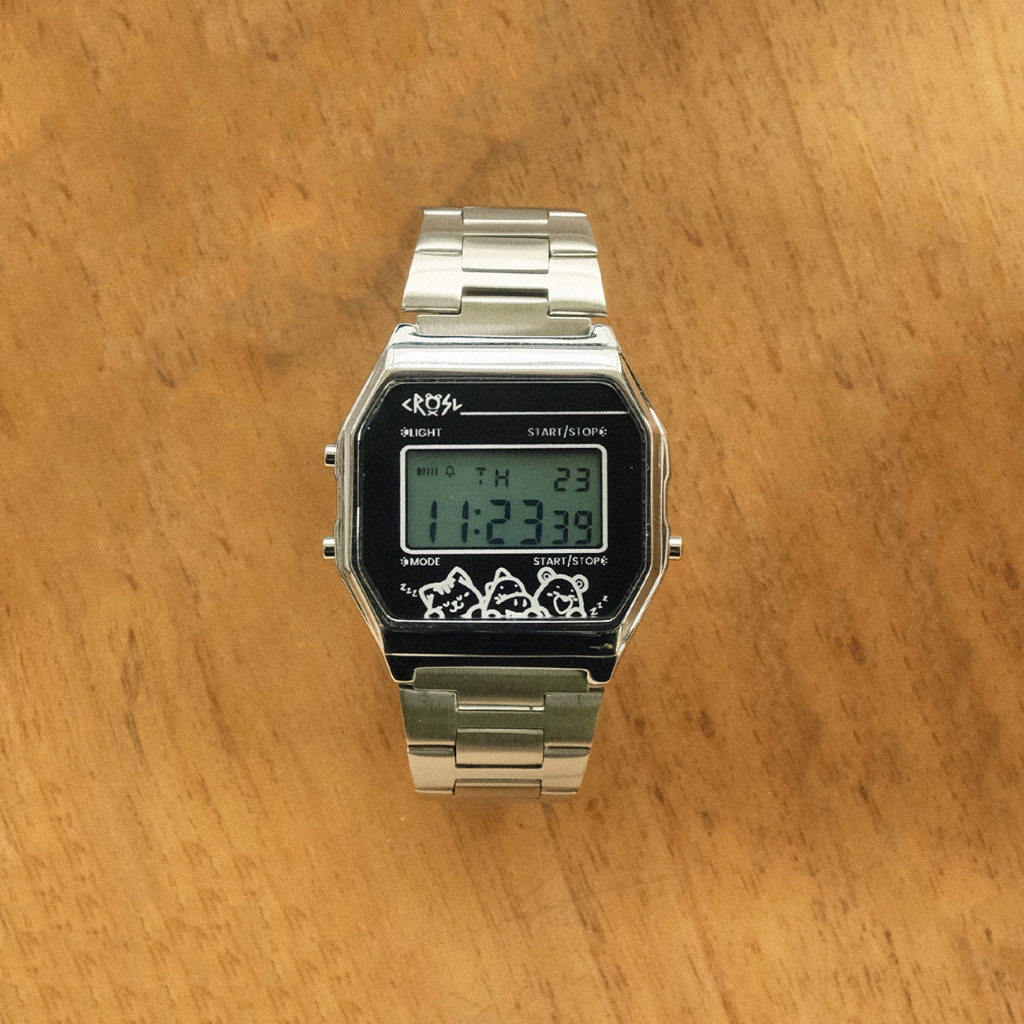 CRSL Cyblo Watch Silver I Jam Tangan Digital I Aksesoris Jam I Jam Tangan Formal I Jam Tangan Couple