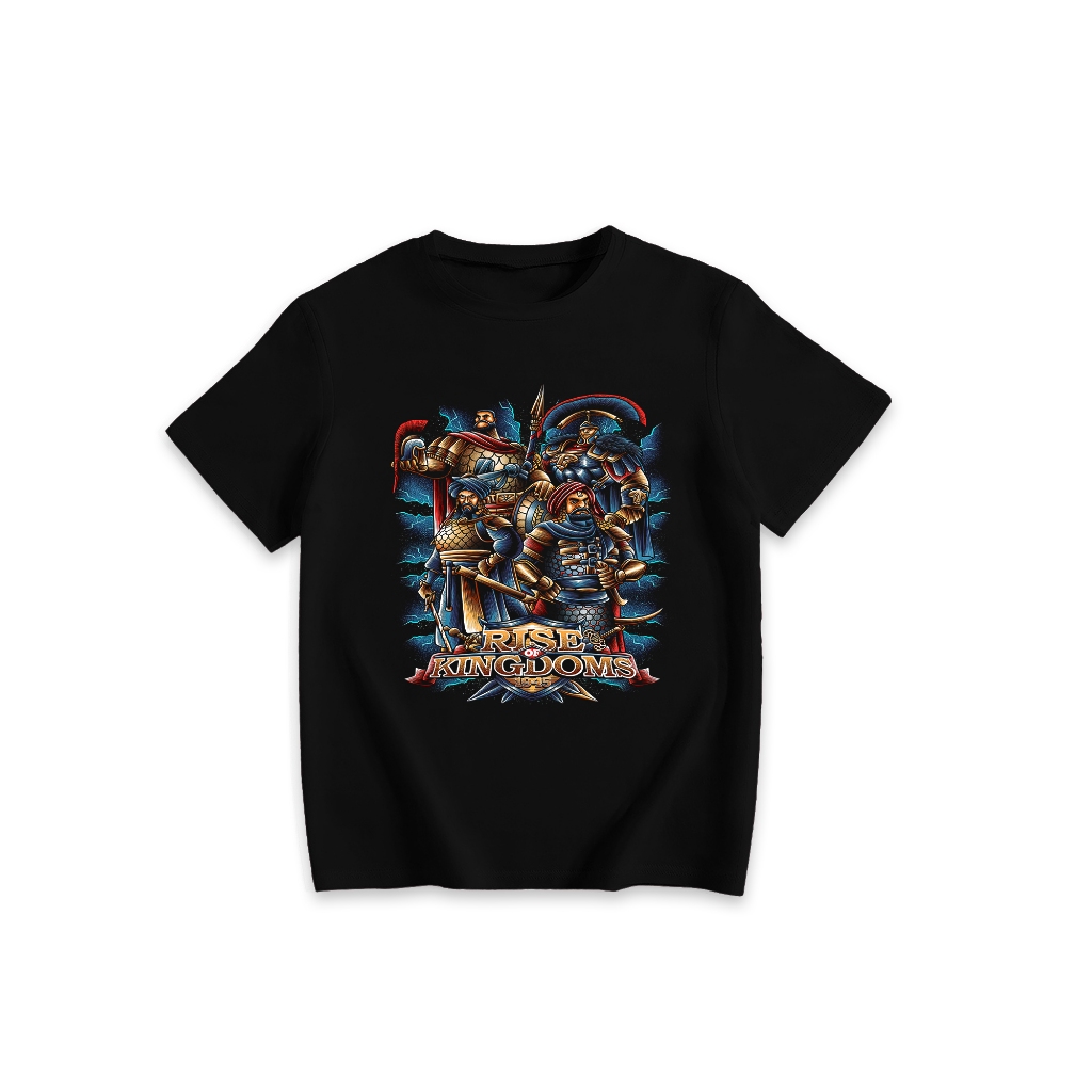 Kaos Anak Rise Of Kingdoms - Kaos Anak Usia 1-15 Tahun - Baju Distro Anak Cotton Combed 24S - Kaos A