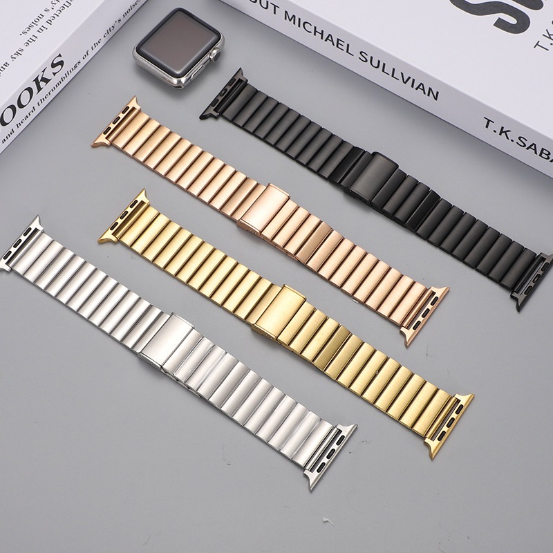 SR25 - Strap Apple Watch Space Link Bracelet Stainless Series 1st 1 2 3 4 5 6 7 8 9 10 11 SE SE2 SE3