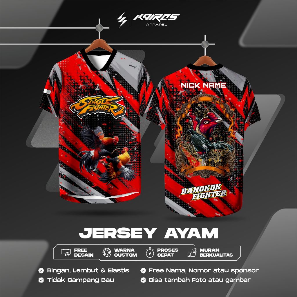 JERSEY KAOS AYAM PETARUNG BANGKOK