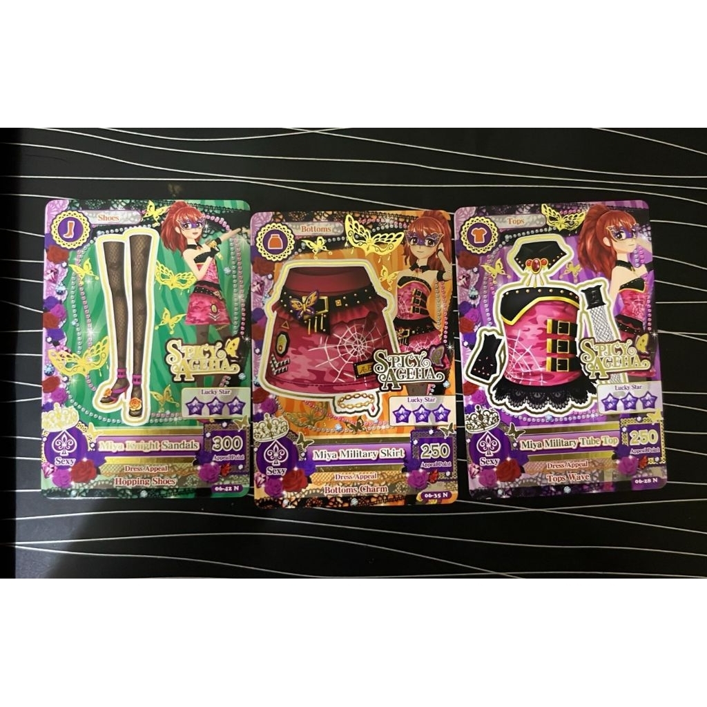 aikatsu masquerade miya set