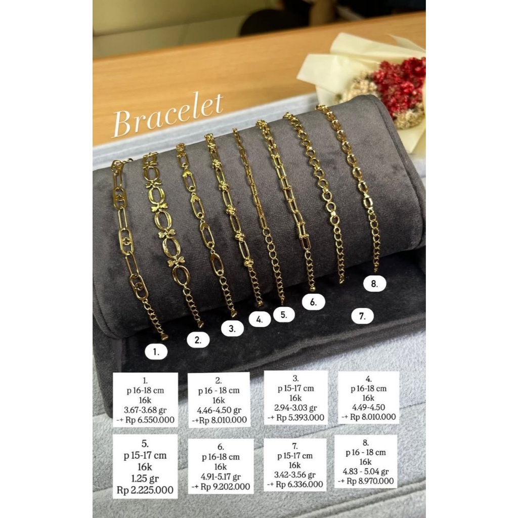 GELANG RANTAI DIY FROM AYU GOLD